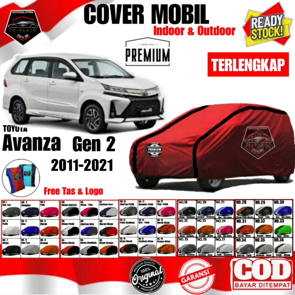 BEST SELLER COVER MOBIL TOYOTA AVANZA, COVER MOBIL AVANZA, SELIMUT MOBIL AVANZA, SARUNG MOBIL