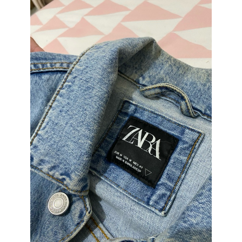 Preloved Jaket Jeans Zara Original Pria size M