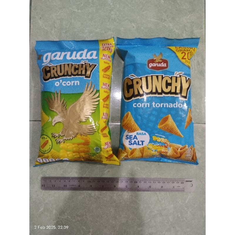 

Garuda Crunchy corn tornado atau o'corn atau ocorn 1pcs=70+14g