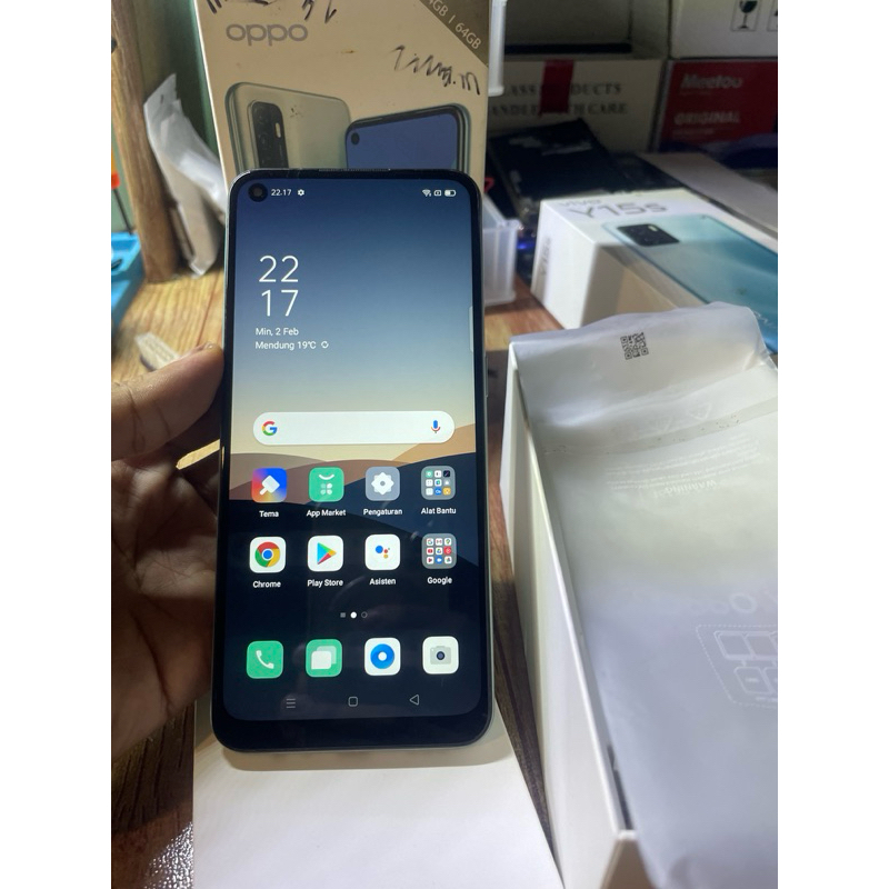 OPPO A53 4/64 BEKAS MULUS FULLSET