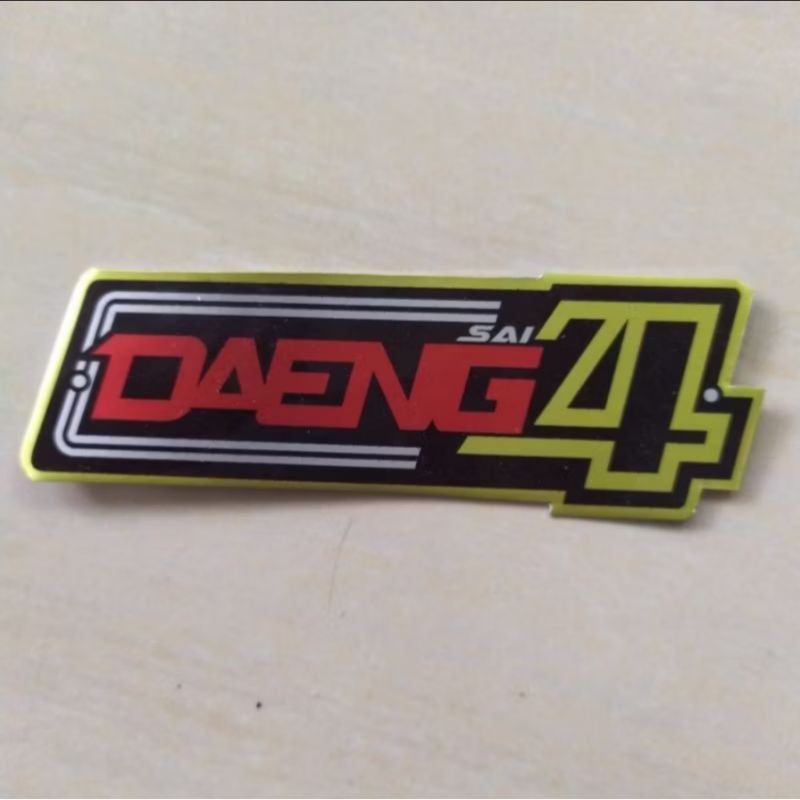 Emblem Knalpot Racing Daeng 4