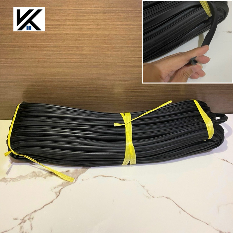 Karet 078 C Kecil List kaca lemari aluminium
