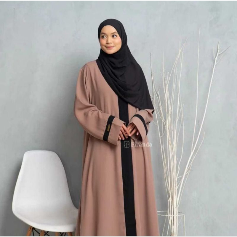 gamis abaya turky kekinian midi dress abaya bussui terbaru