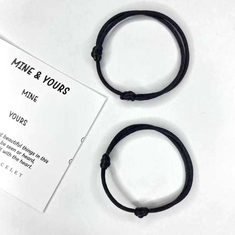 Gelang Couple POLOS MINE & YOURS Gelang Couple Pasangan Sahabat Simple
