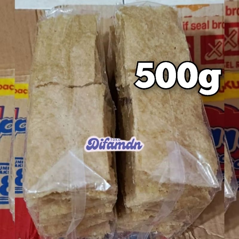 

termurah! kerupuk puli mentah 500gram / krecek krupuk puli / lempeng / gendar