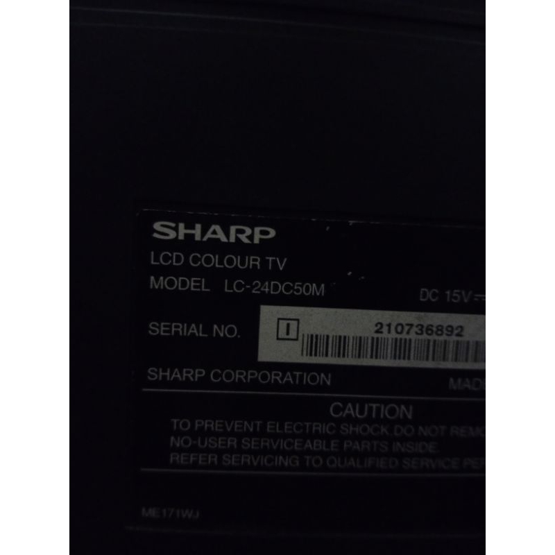 TV LED Sharp Analog 24inch