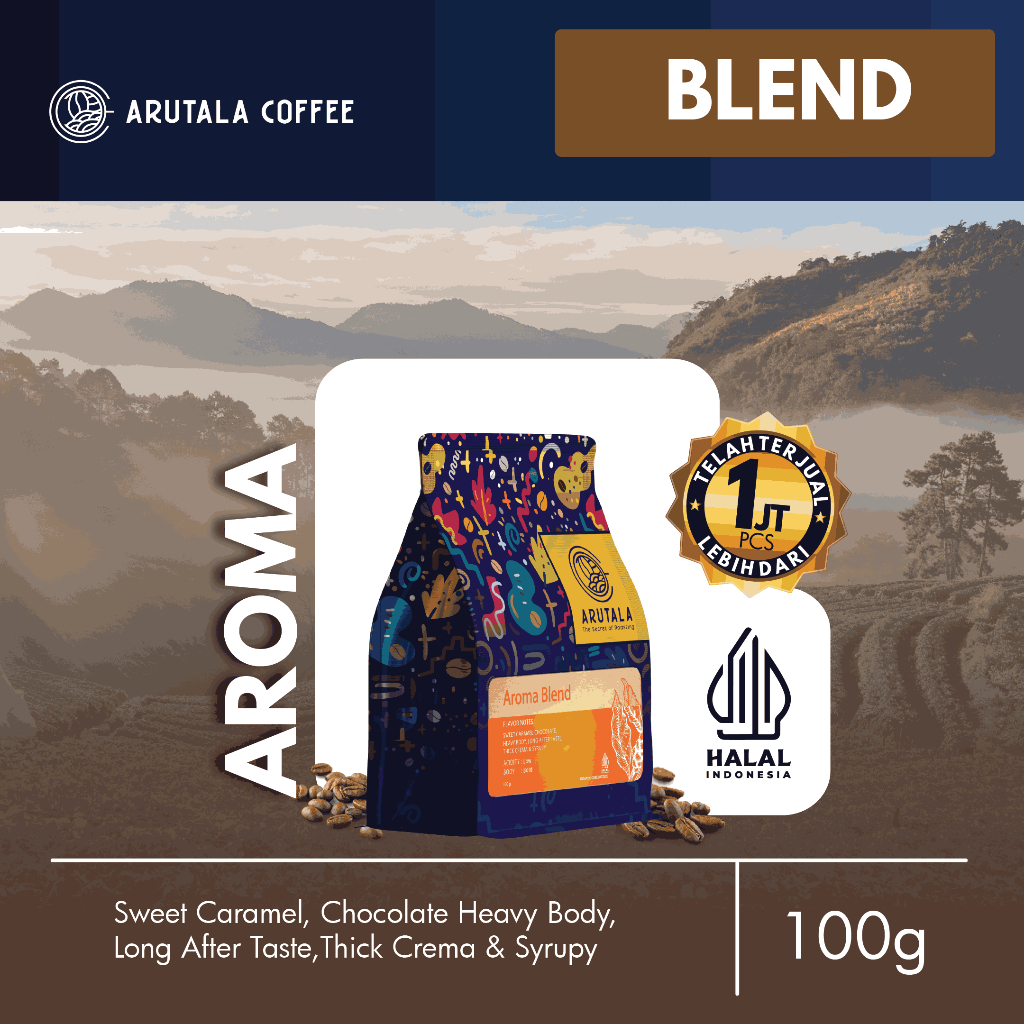 

ASLII ARUTALA Kopi Aroma Blend 100 gram