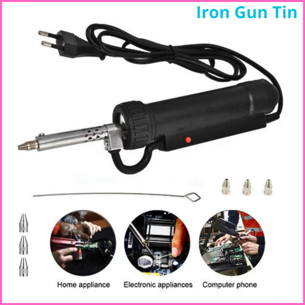 COD WALFRONT Solder Sucker Desoldering cepat panas Vacuum Suction Pump Iron Gun Tin - BBT-680