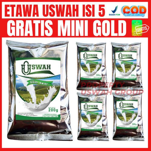 

Susu Kambing Etawa USWAH Bubuk Plus Kelor 1KG Kiloan 1000 Gram Full Cream Atasi Nyeri Sendi Asam Urat Rematik