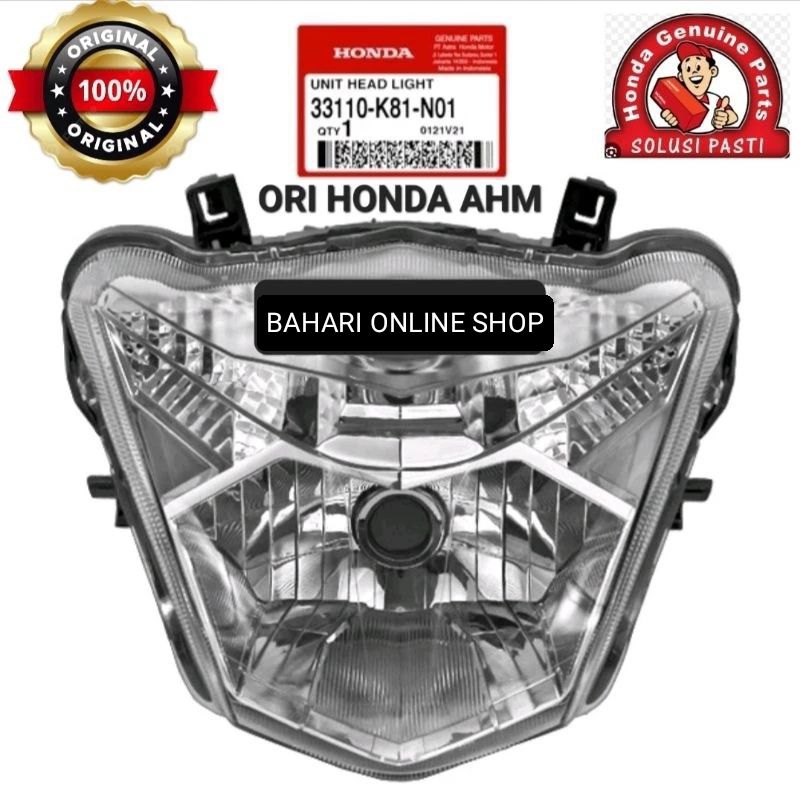 REFLEKTOR HEADLAMPU DEPAN HONDA BEAT FI NEW DIGITAL BEAT ECO BEAT STREET 2016 2018 2019 ORIGINAL HON