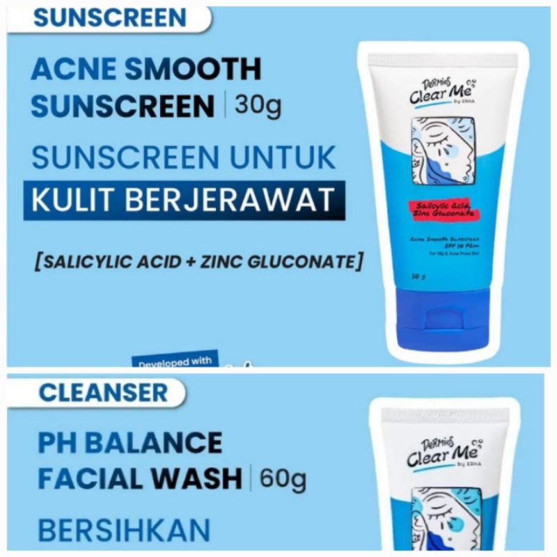 Dermies clear me pembersih wajah, Dermies hello glow x teh botol sosro