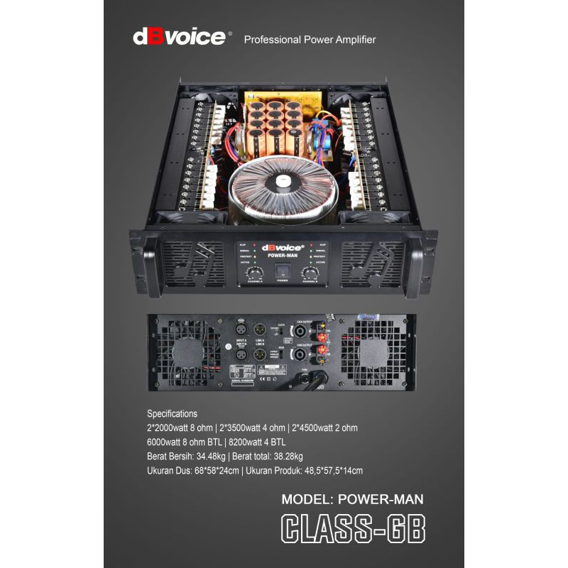 Power amplifier db voice powerman