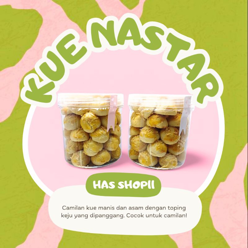 

Kue Kering Nastar Toping Keju / Toples Tabung 600ml