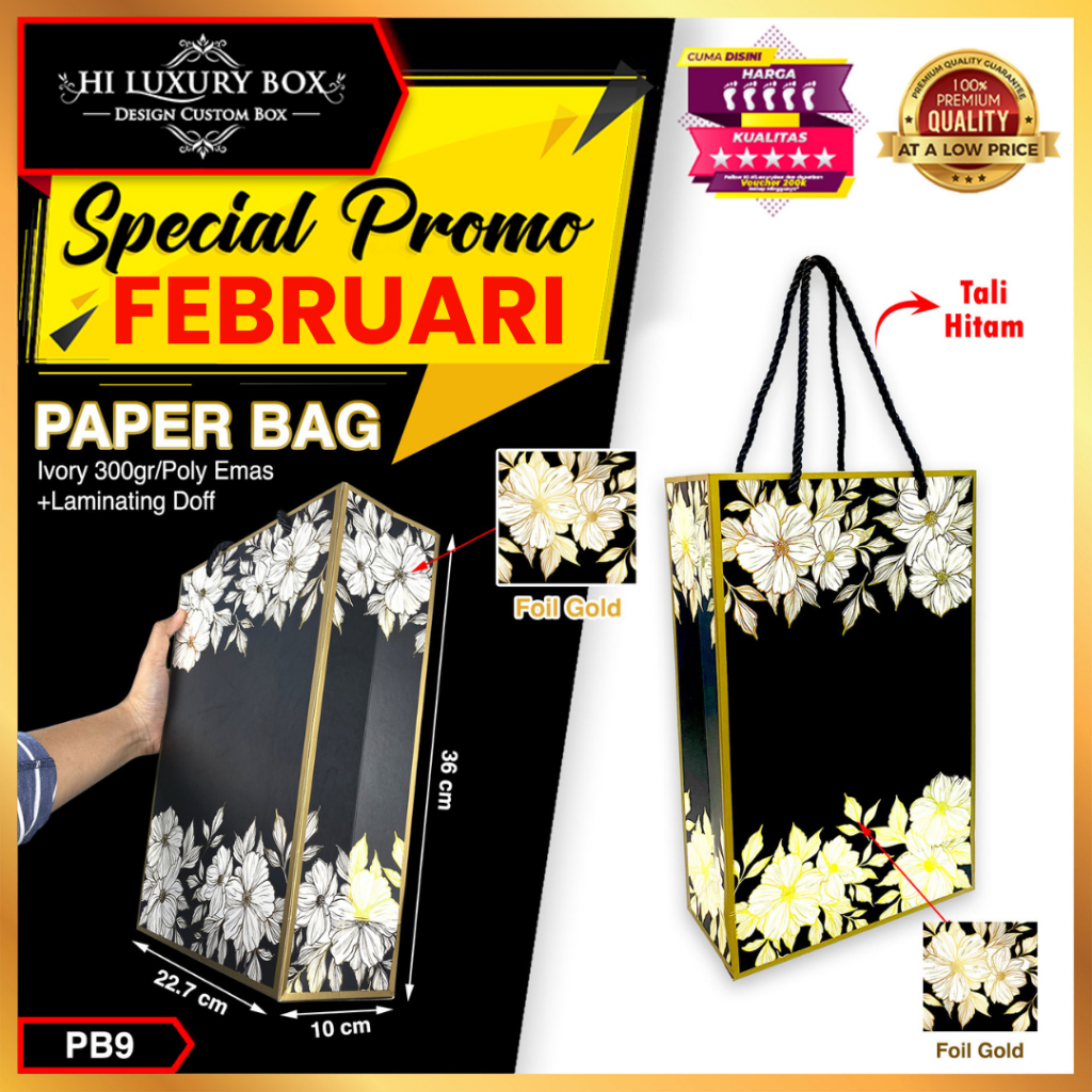 

Paper Bag Kado - goodie Bag Souvenir-Gift Jumbo - PB9