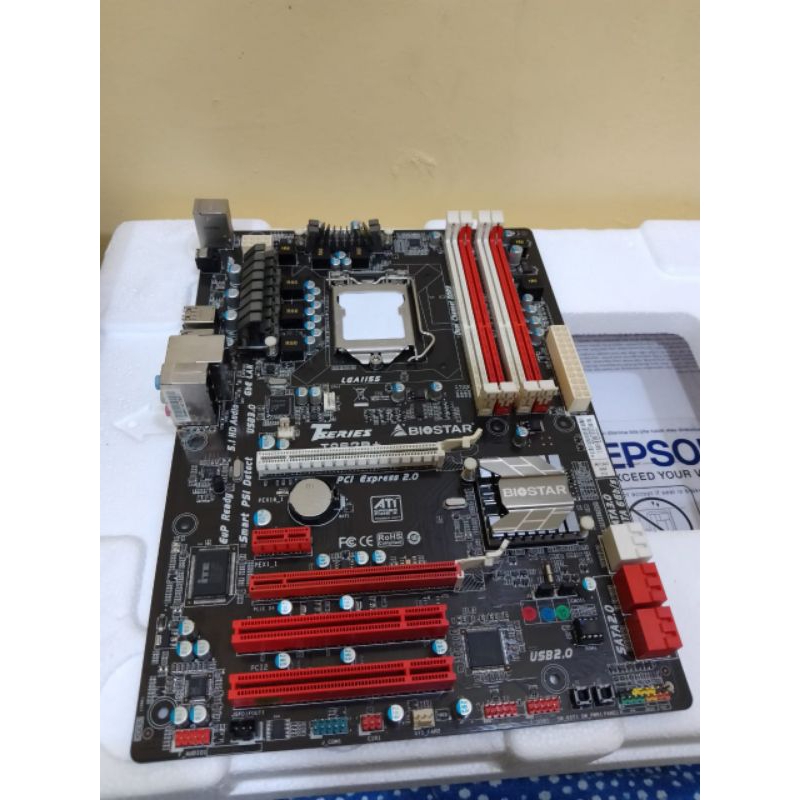 Mobo Gaming biostar DDR3 LGA 1155 MULUS ✓ 4x slot ram