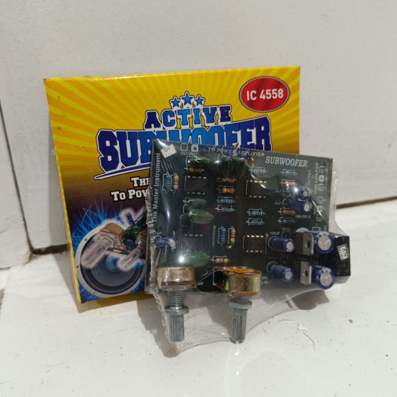 Driver Aktif Subwoofer IC 4558