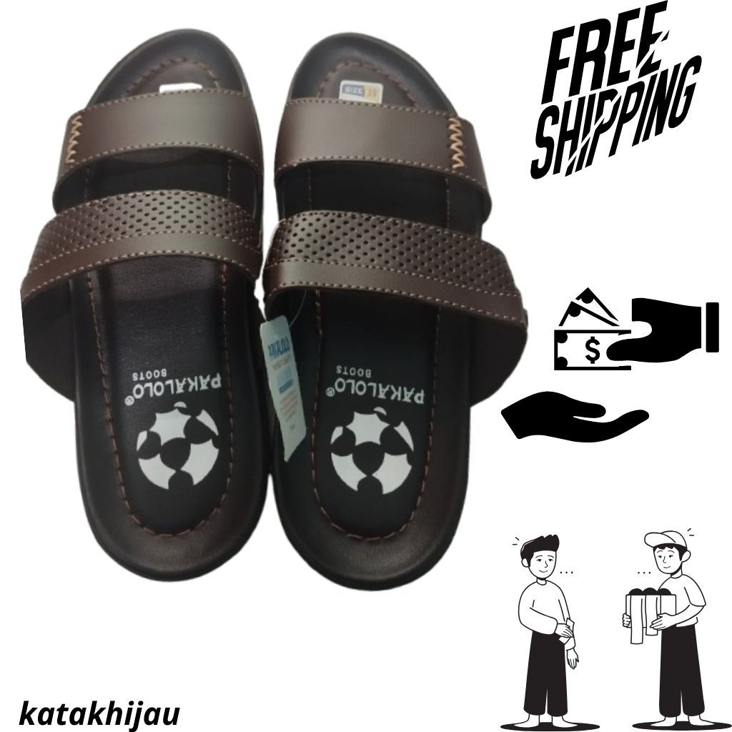 sandal pakalolo selop pria terbaru