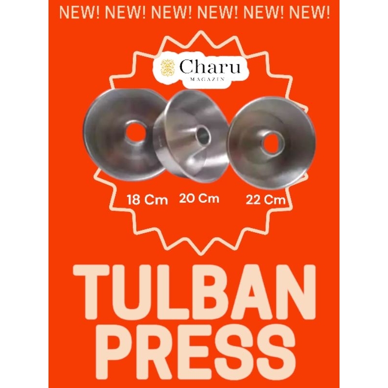Loyang tulban press tebal / cetakan tulban / loyang tulban bima / loyang bolu