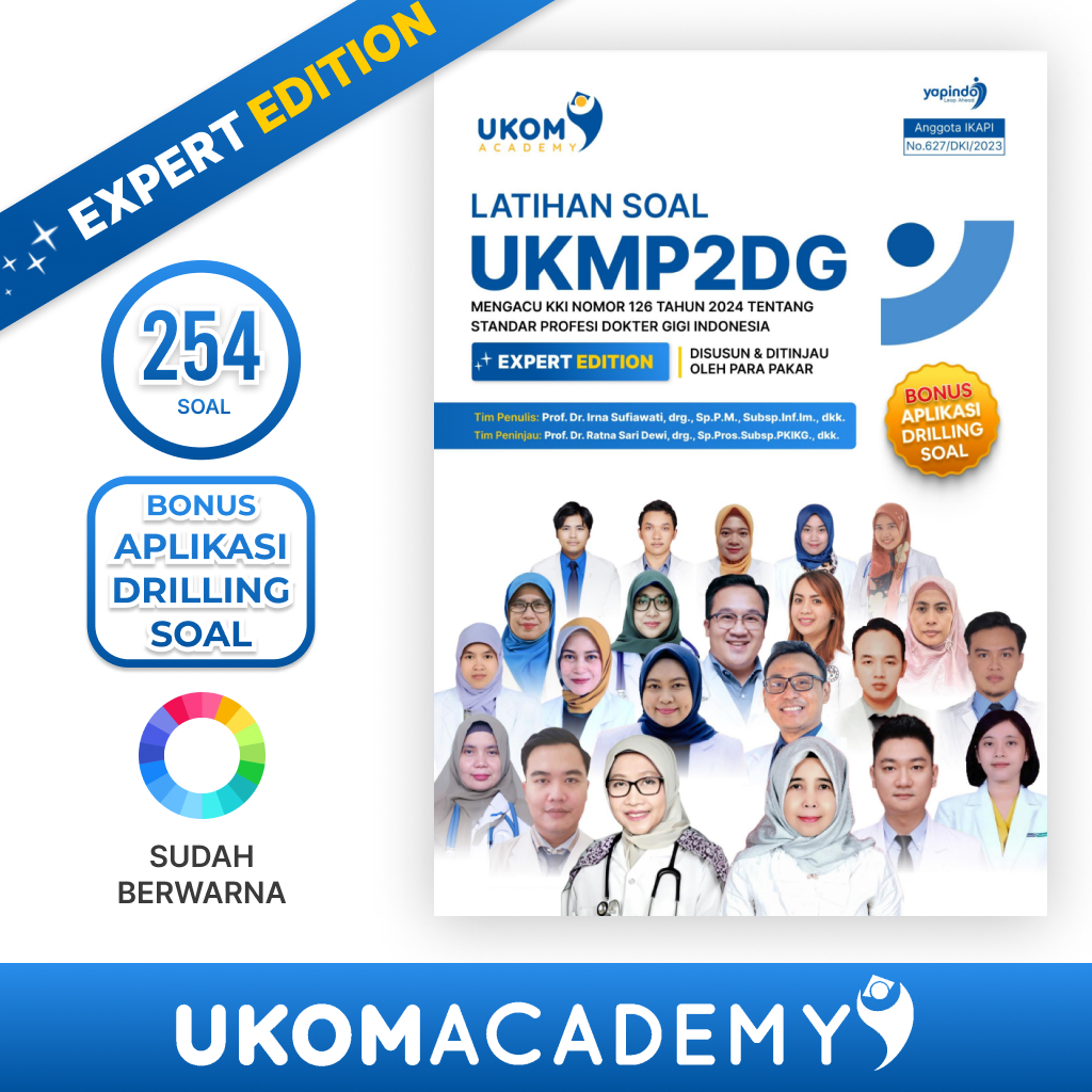 Buku UKOM Academy Latihan Soal UKMP2DG Expert Edition