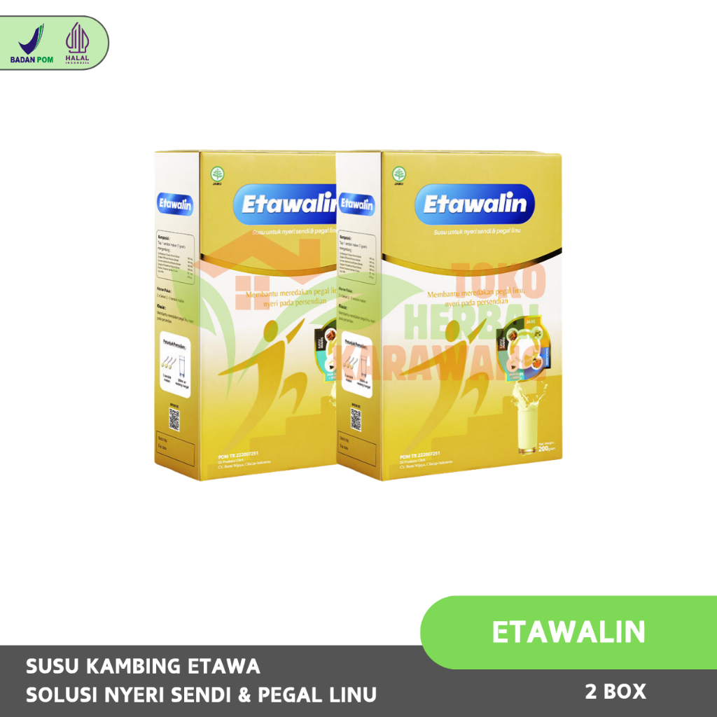 

Etawalin Paket 2 Box - Susu Kambing Etawa Atasi Asam Urat / Nyeri Sendi