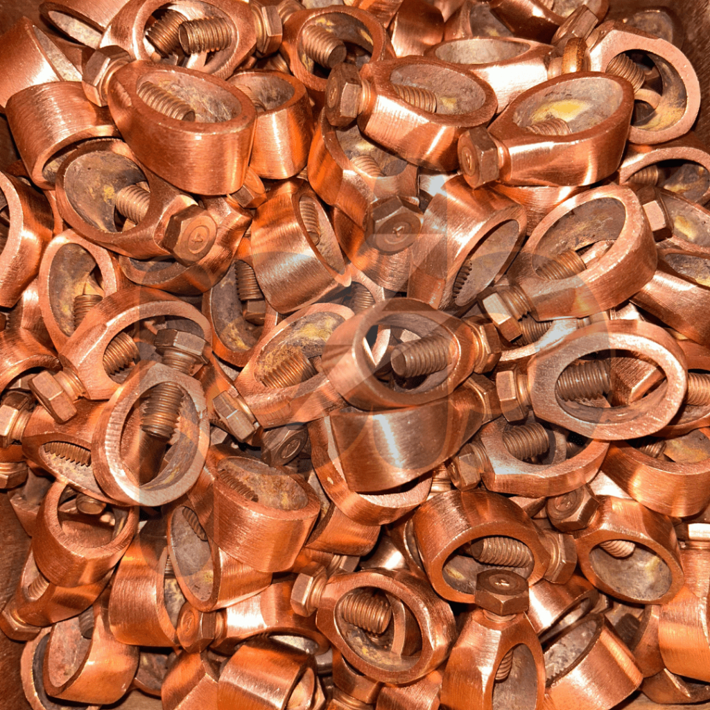 Klem Cincin Bulat 5/8 Inch Biasa / Ground Rod Grounding Clamp 5/8" Material Campuran Ekonomis