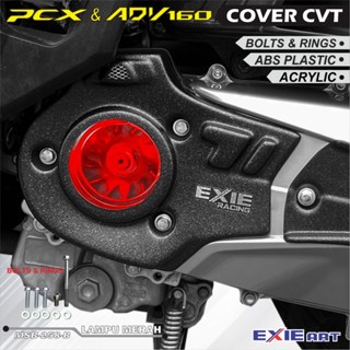 Cover CVT ADV 160 PCX 160 Akrilik Transparant - Penutup CVT Exie Art Racing