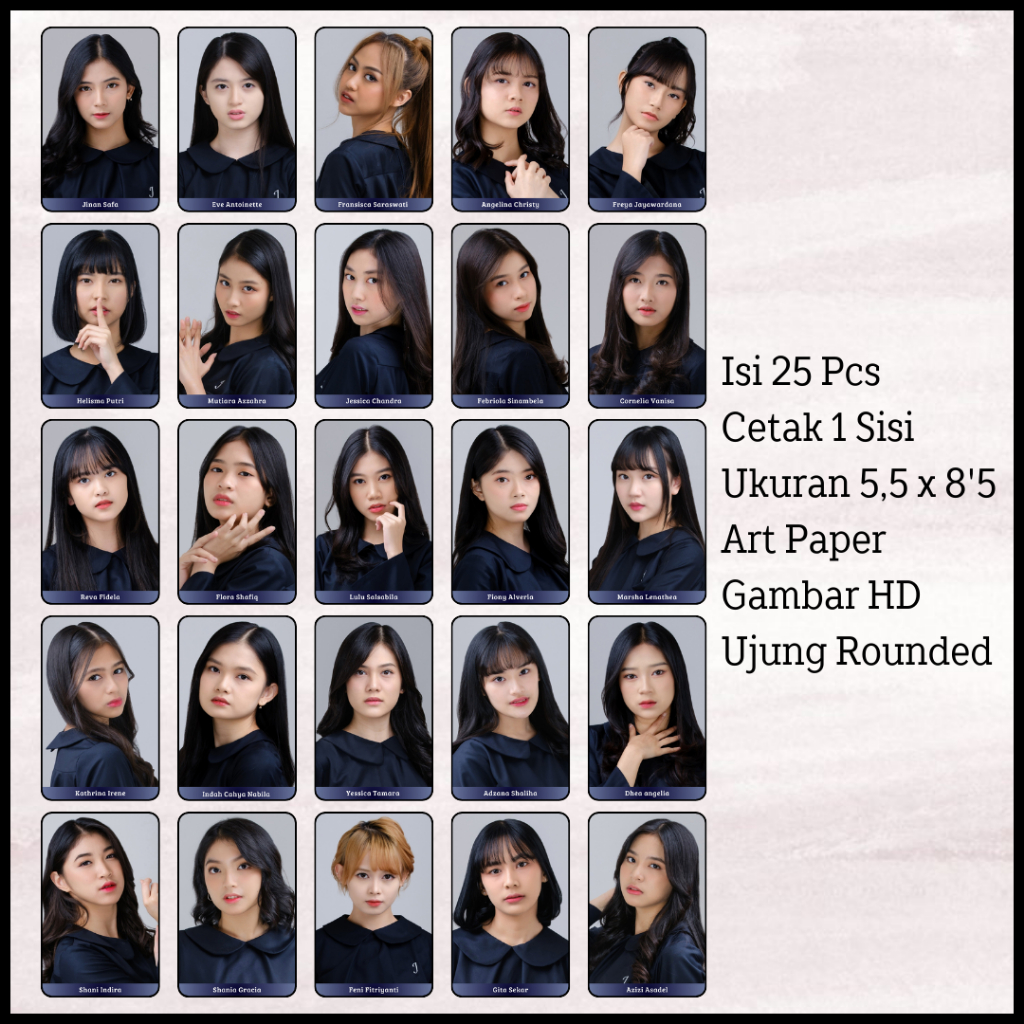 Photocard Darashinai/Cara Ceroboh Untuk Mencinta JKT48 25 pcs, PC Darashinai/Cara Ceroboh Untuk Menc