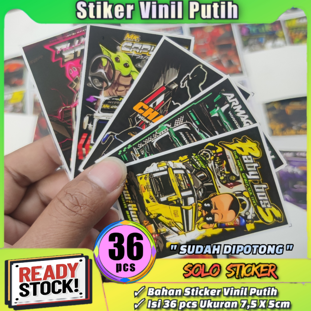 

Stiker Bus Basuri Isi 36pc SUDAH DIPOTONG Bahan Vinyl Putih Anti Air