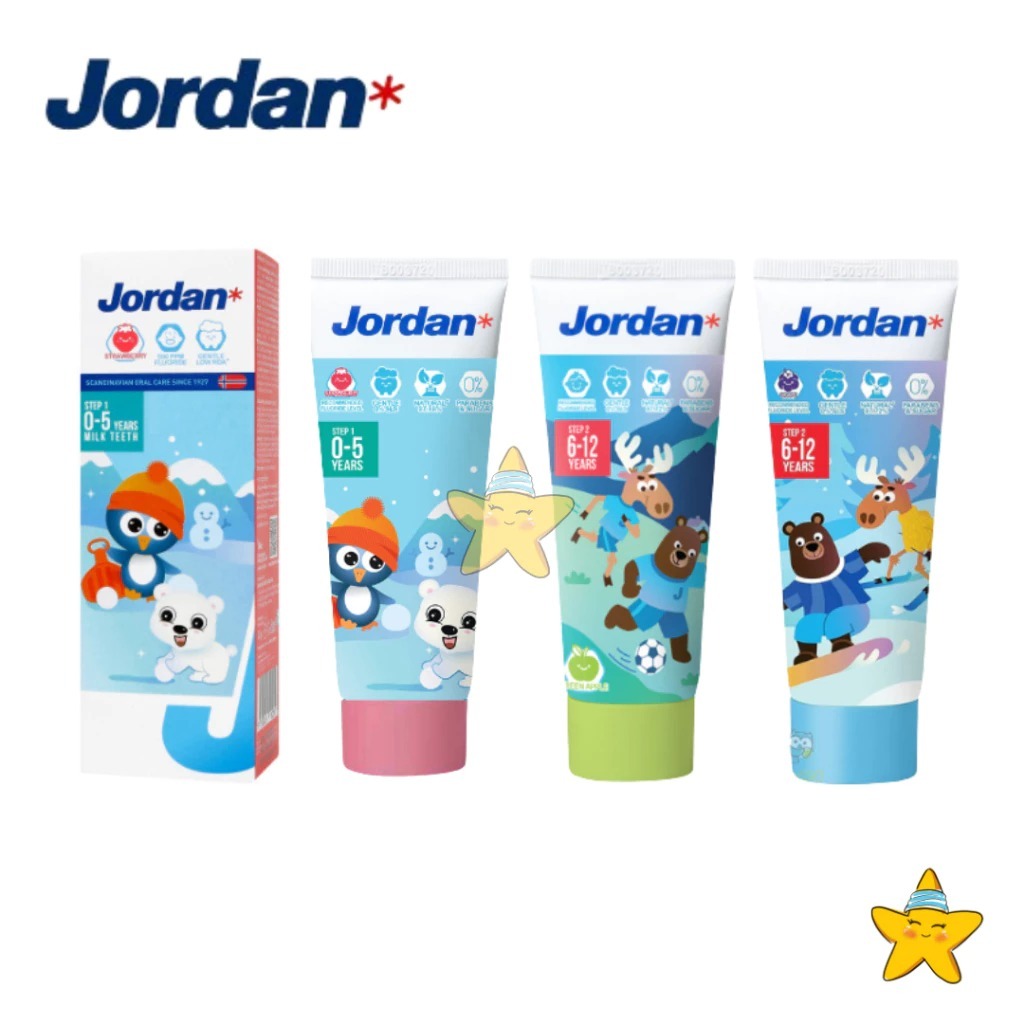 Jordan Toothbrush Step 1 2 3 | Jordan Toothpaste Step 1 2 3