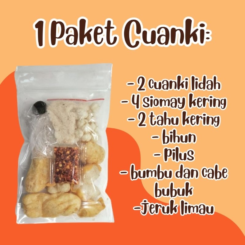 

CUANKI INSTAN KUAH KOMPLIT