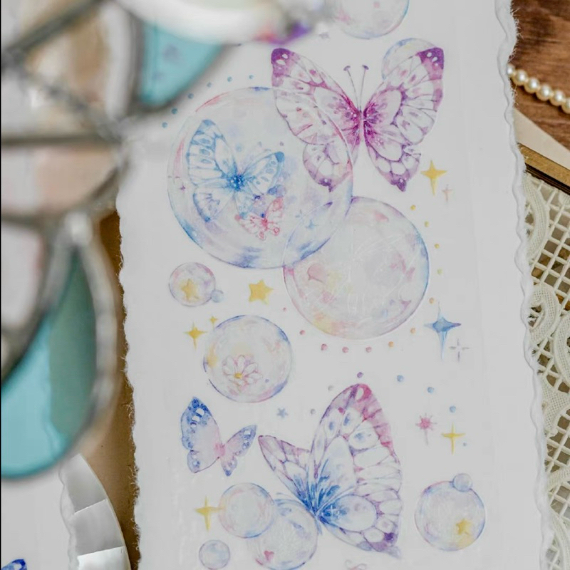 

[Sample per loop] Benchu Studio Butterfly Bubble PET Tape