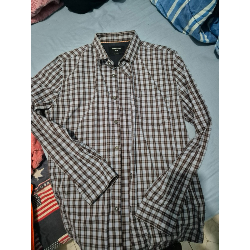 Kemeja Flannel Pria - MANZONE