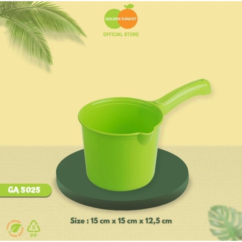 Gayung Golden Sunkist  Hijau GA 5025 Besar Dewasa