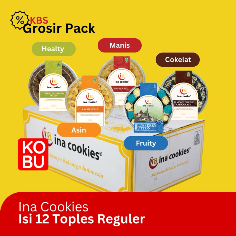 

Ina Cookies Kue Kering Grosir Pack isi 12 toples special Ramadhan Idul Fitri 2025