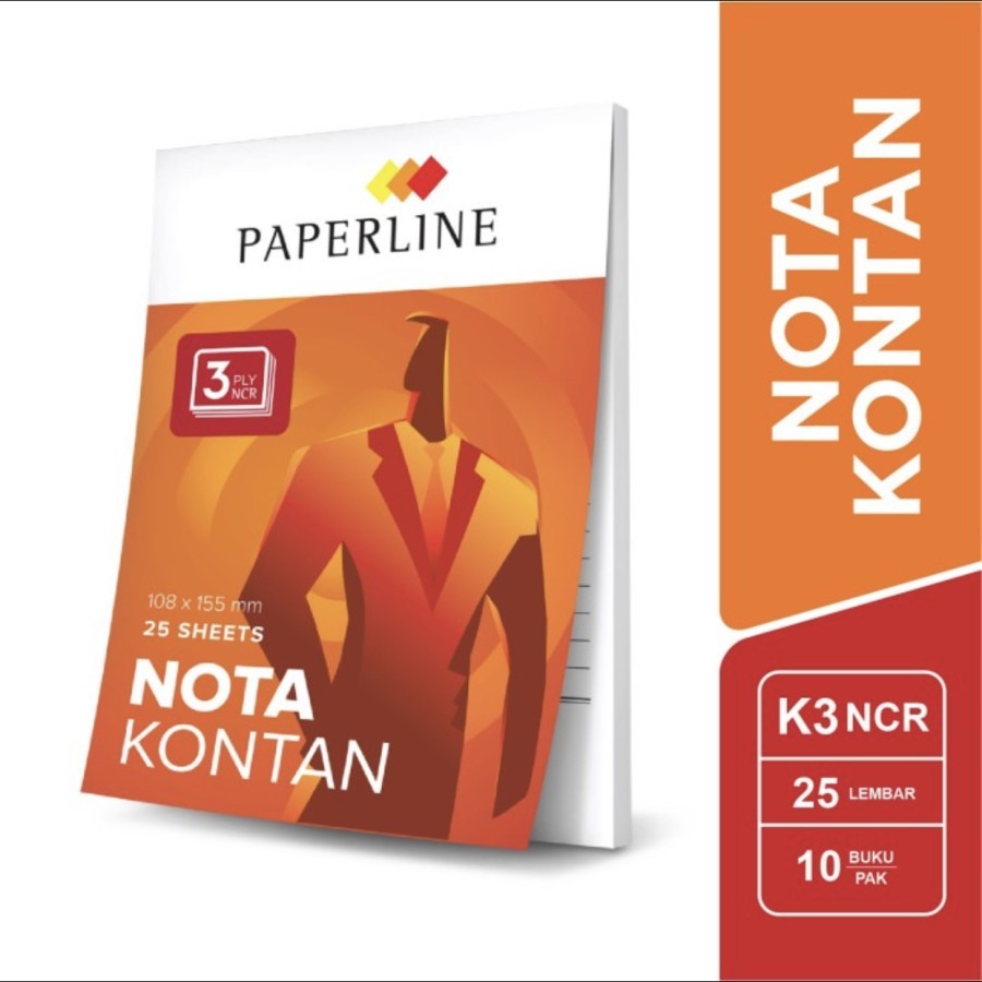 

Nota Kontan Paperline Kecil 3 Ply (NK K3 NCR)