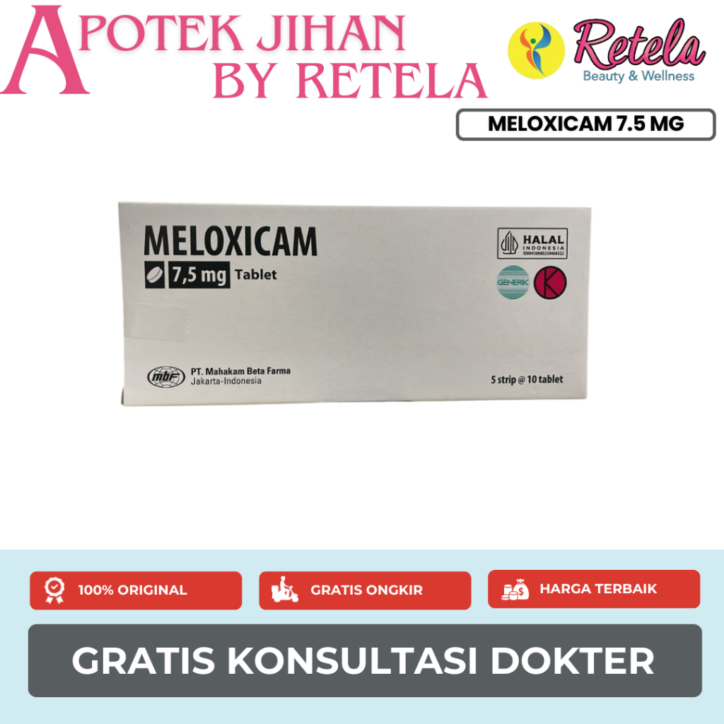 Meloxicam 7,5MG 1 Box 50Tab