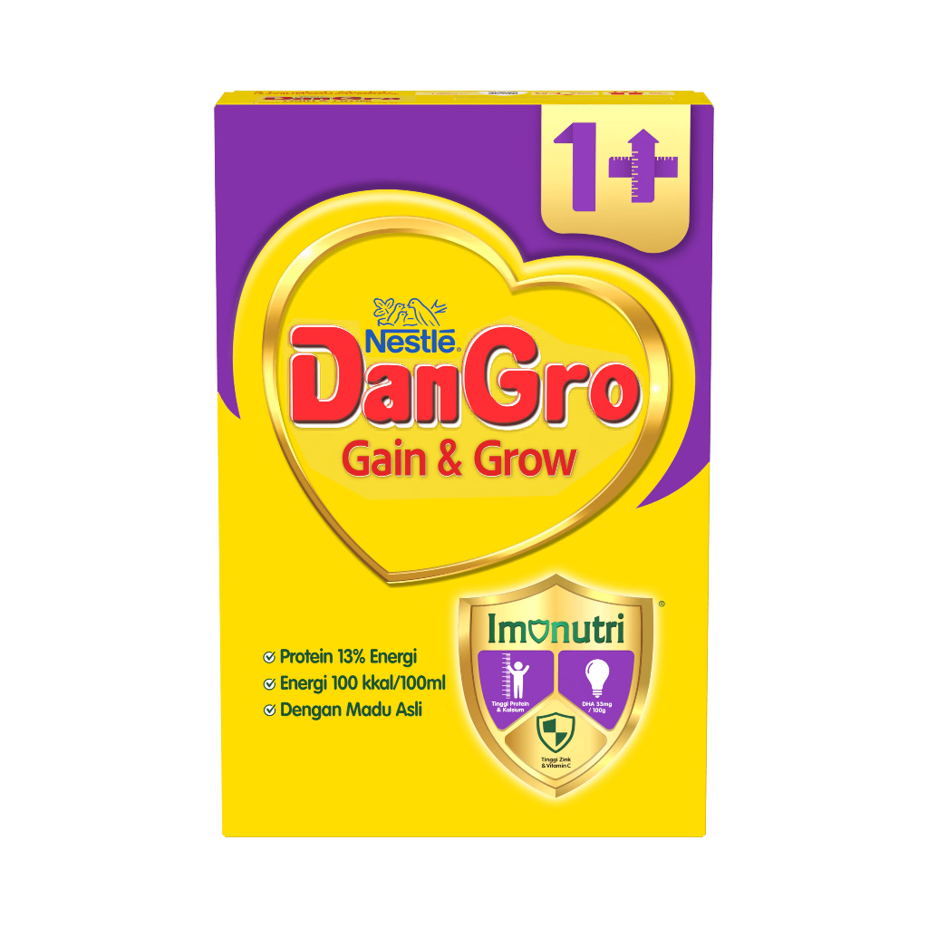 Dangro Gain&grow 1 Plus 400g Box Nestle DanGro Gain & Grow 1+ NOT SGM GAIN 1+