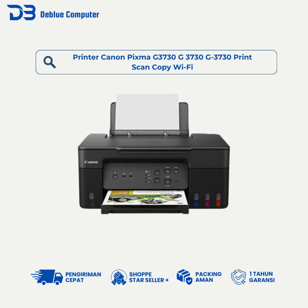 Printer Canon Pixma G3730 G 3730 G-3730 Print Scan Copy Wi-Fi