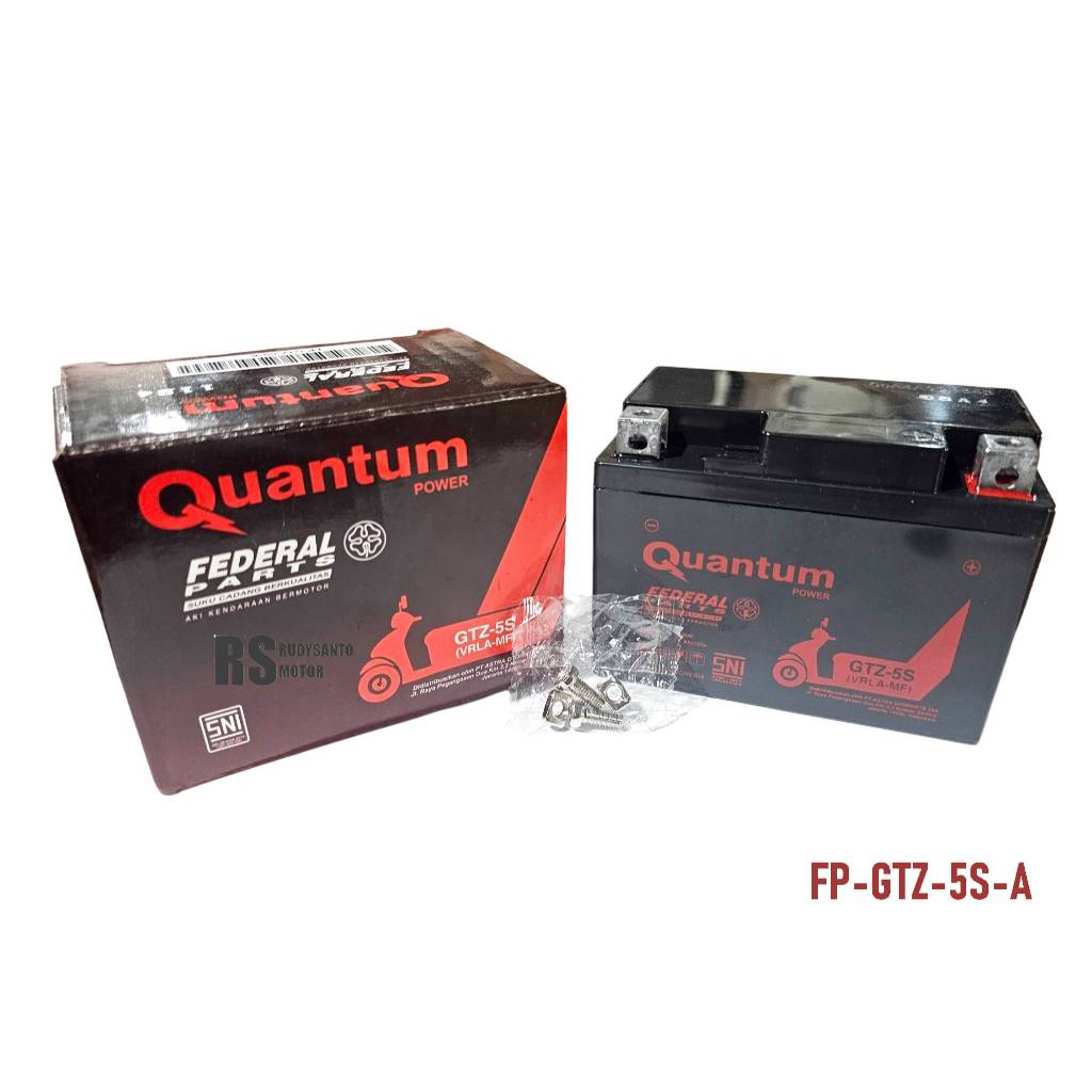 AKI FEDERAL QUANTUM GTZ-5S MF BATTERY ORIGINAL ASTRA QUALITY FP-GTZ-5S-A