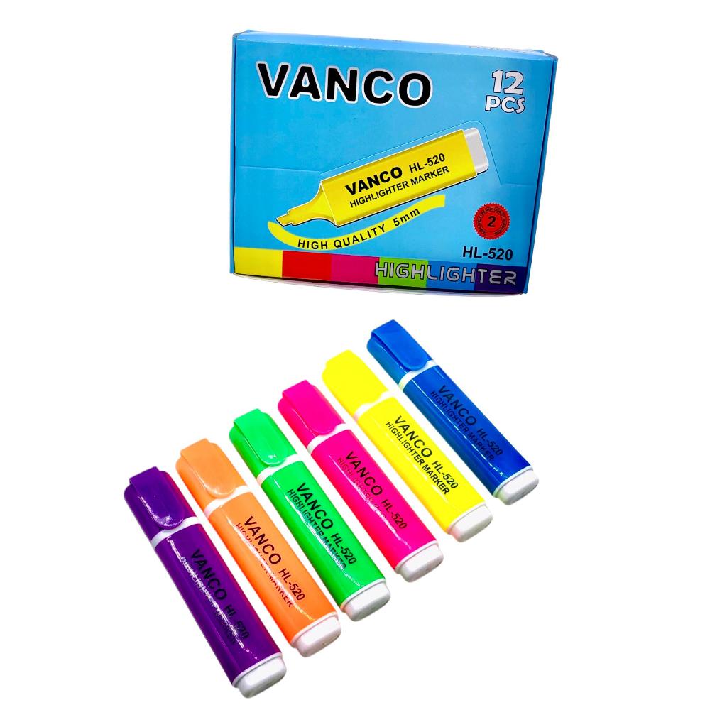 

(12 PCS) STABILO VANCO HL-520 / HIGHLIGHTER PEN