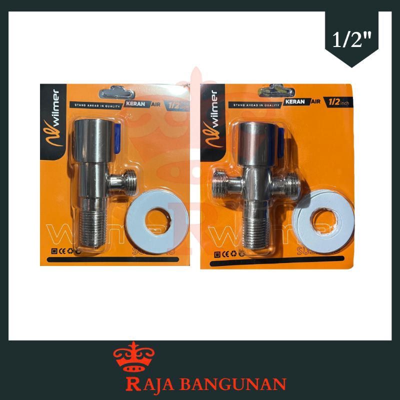 Keran T Tee Shower Kloset Cabang Toilet Wilmer Lubang 1 dan 2 Stand Ahead In Quality 1/2 Inch Murah 