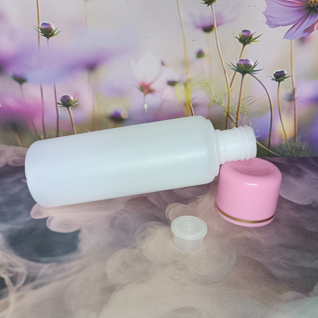 YL AquaGlow Bottle 100ml – Botol Toner Hidrasi & Penyegar Pink Natural