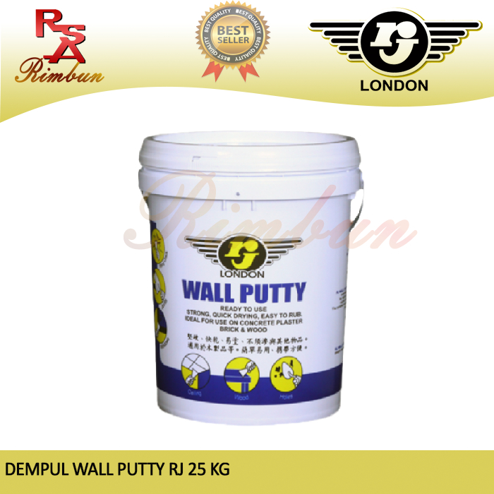 Dempul Wall Putty RJ Plamir 25 kg