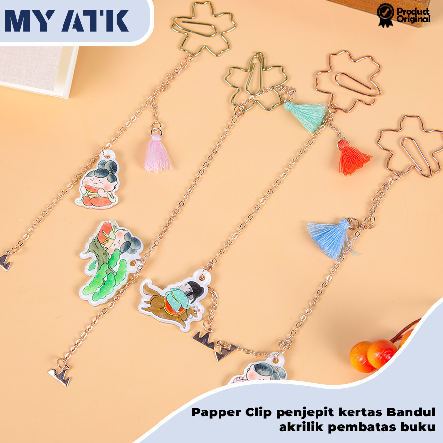 

Pembatas Buku Bookmark Paper Clip / Penjempit Kertas