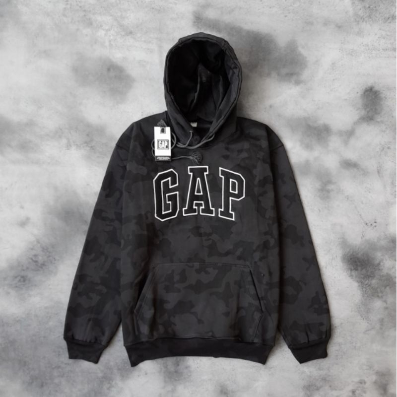 Hoodie jaket Gap camo bordir fulltag