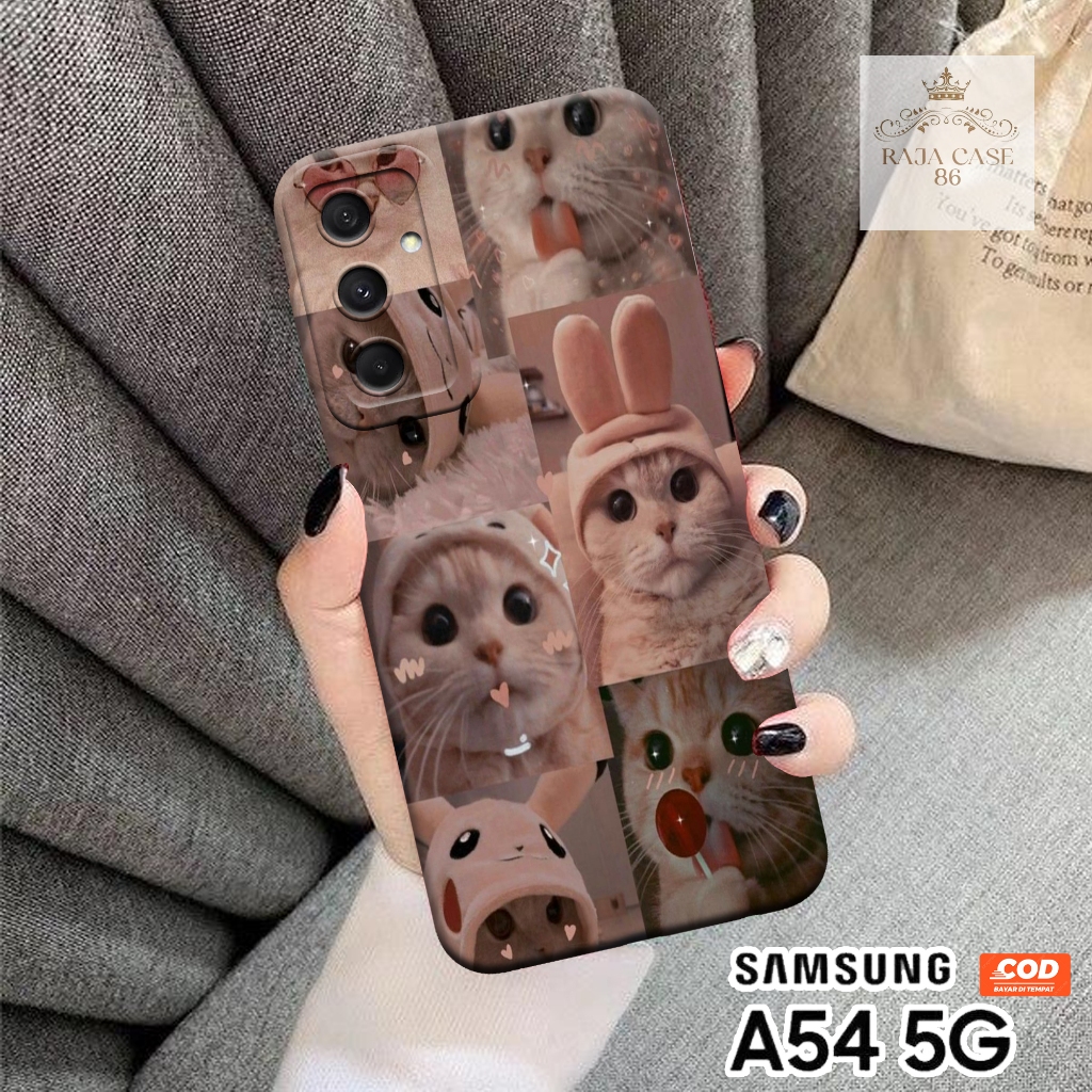 Softcase Samsung A54 5G - Rajacase - Case Samsung A54 5G - Motif Case Aesthetic - Case Samsung A54 5