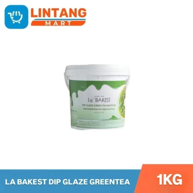 

✨️LINTANGMART✨️ LA BAKEST DIP GLAZE GREENTEA MATCHA 1KG