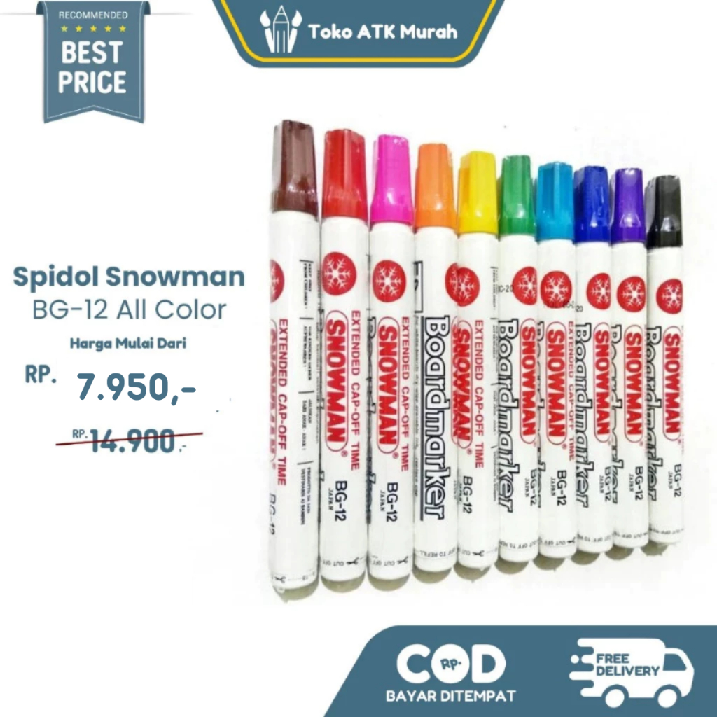 

Spidol White Board Snowman BG-12