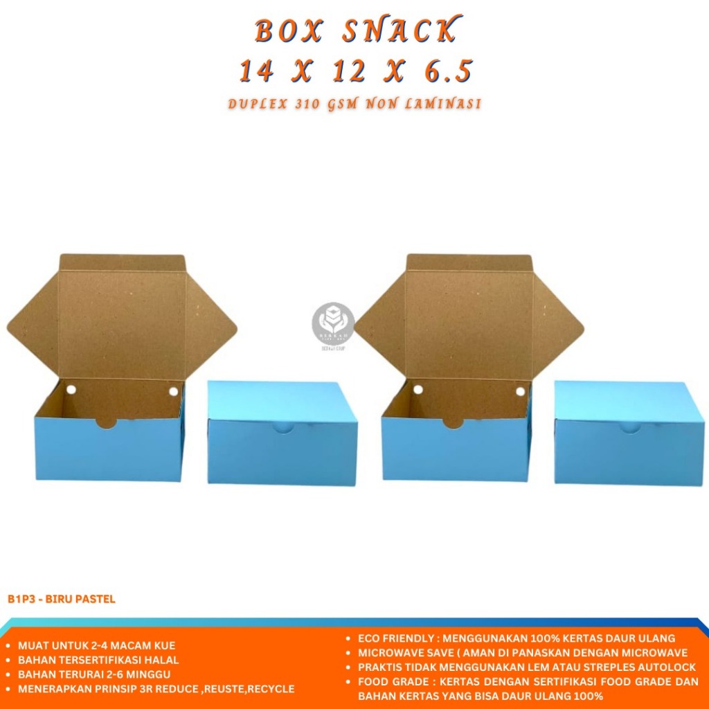 Dus Snack 12x14 Box Snack 12x14 Box Snack 14X12 Dus Premium (B1P3)