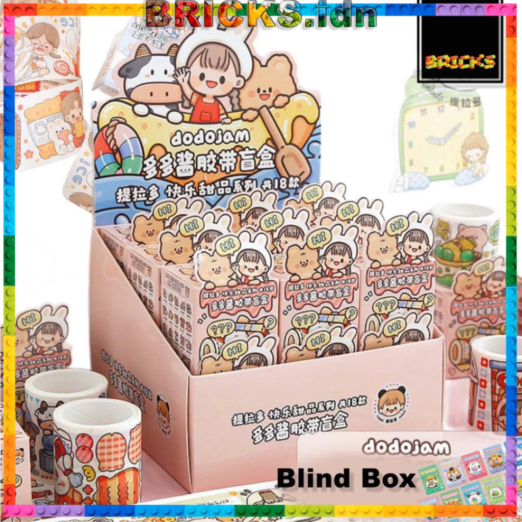 

1 PC Washitape Special Blind Box Edisi Dodojam TLD65